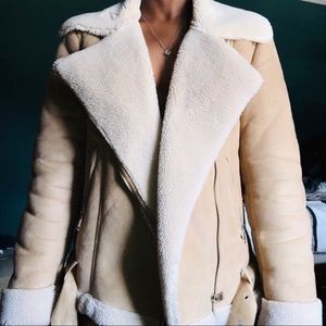 70’s LOOK Sherpa Aviator Jacket